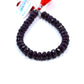 Wine Ruby Rondelle Faceted