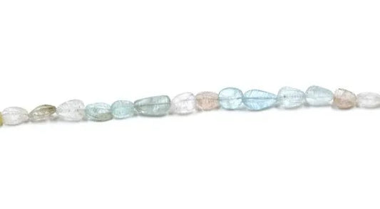 Multi-Color Aquamarine Beads