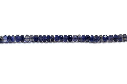 Iolite Rondelle Faceted