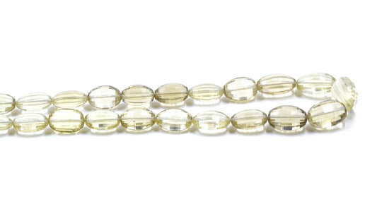 Lemon Quartz Oval Faceted