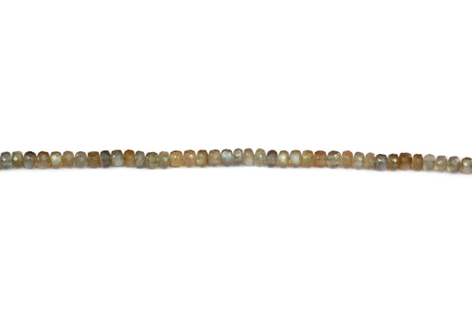 Moonstone Rondelle Faceted