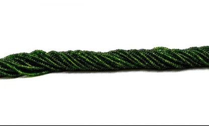 Chrome Diopside Rondelle Smooth 
