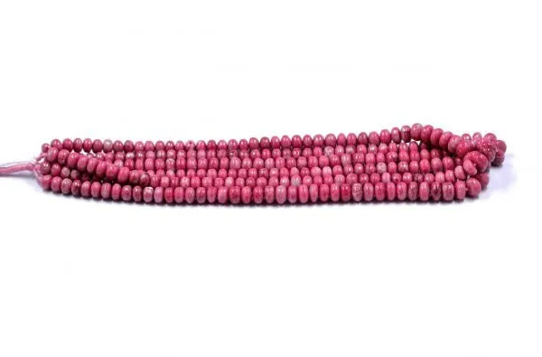 Thulite Gemstone Beads