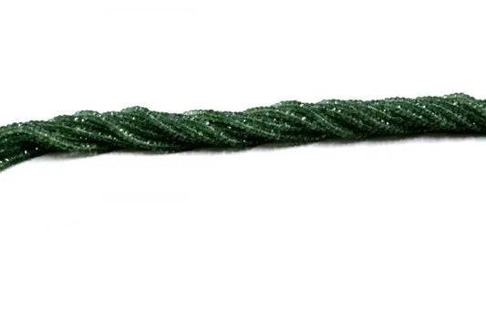 Green Kyanite Rondelle Faceted 