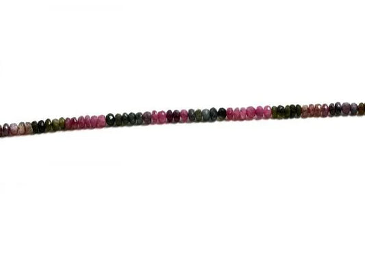 Tourmaline Rondelle Faceted