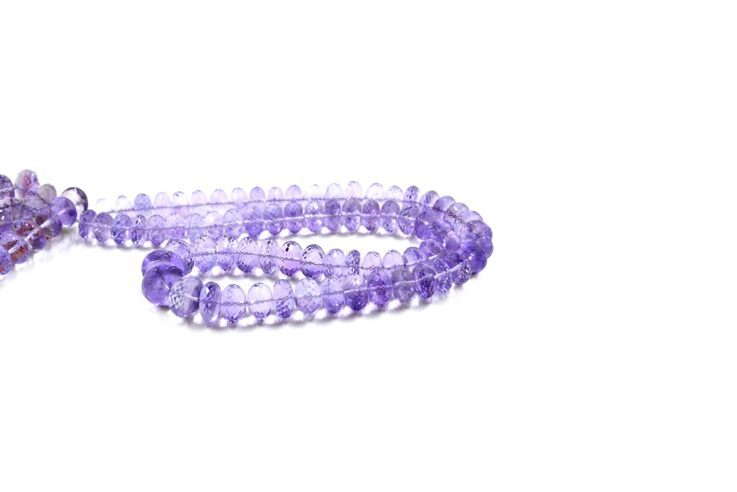 Amethyst Rondelle Faceted AAA