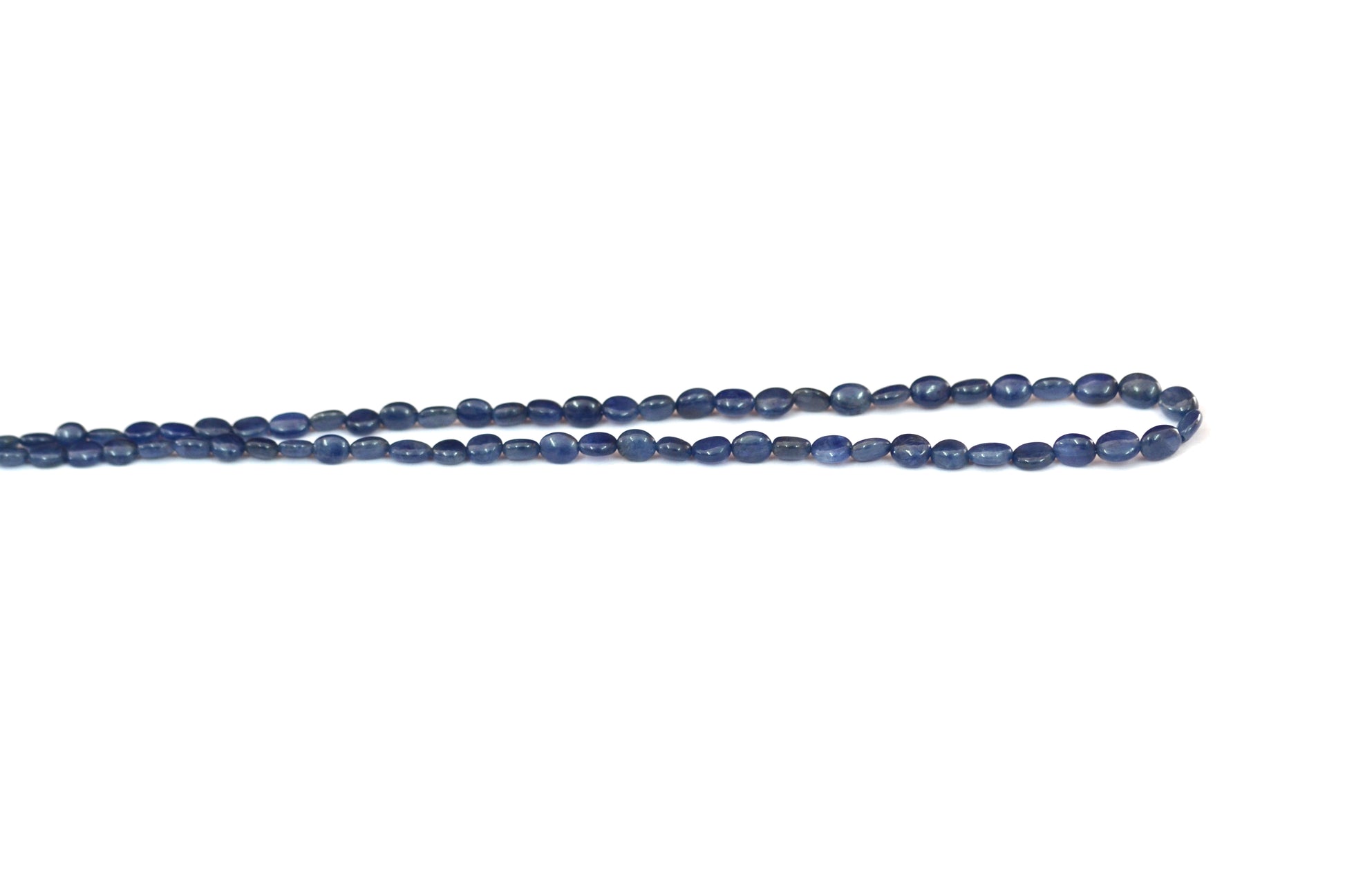 Sapphire Oval Smooth Beads