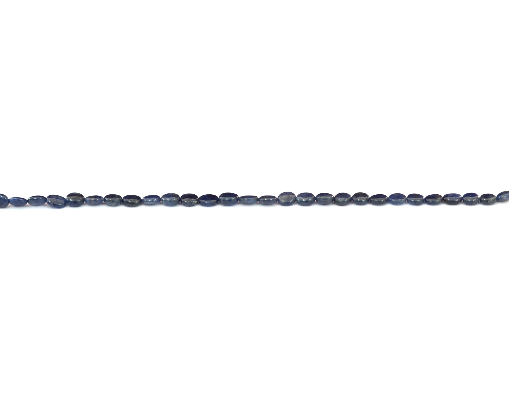 Sapphire Oval Smooth Beads