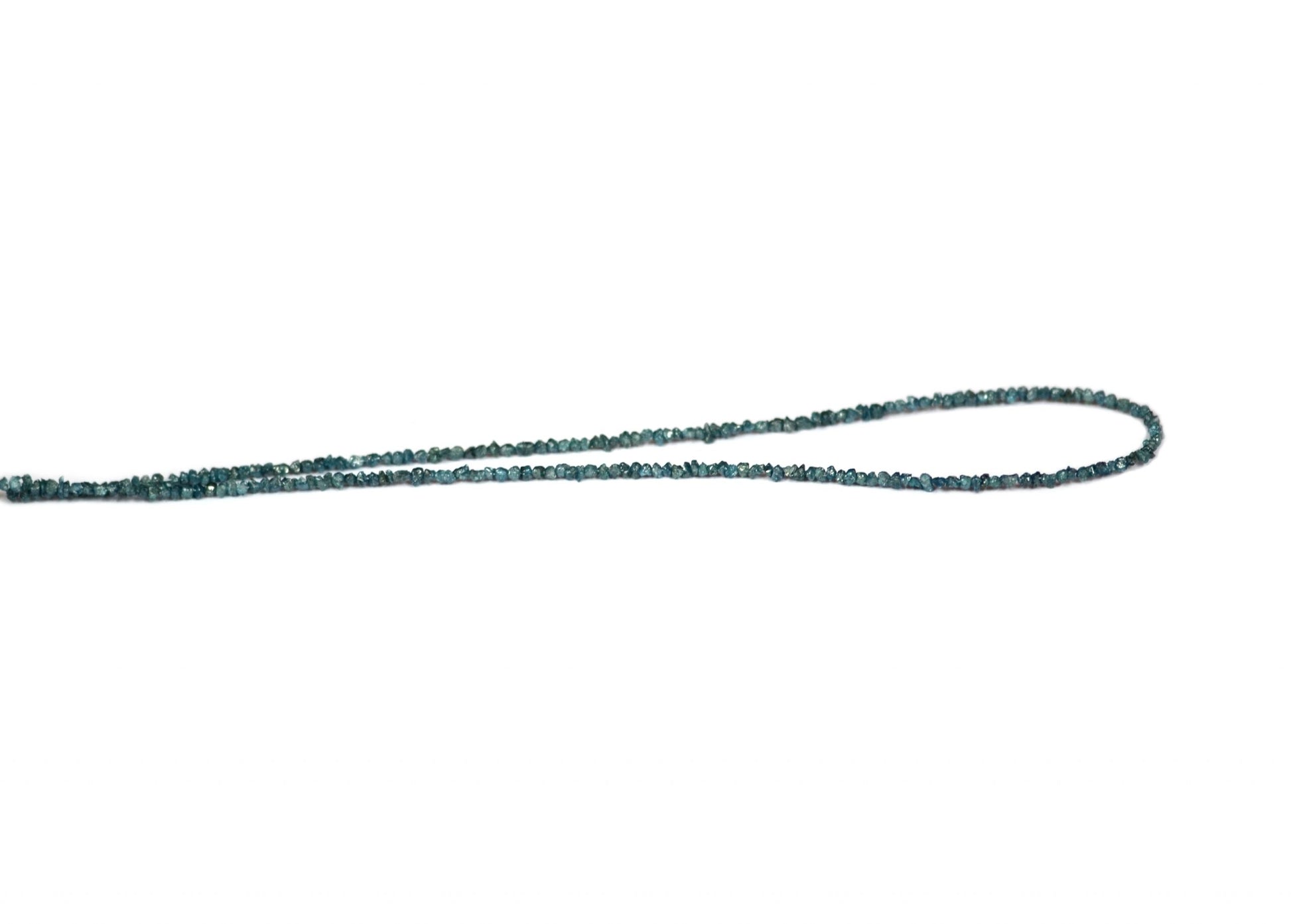 Blue Diamond Chips Beads