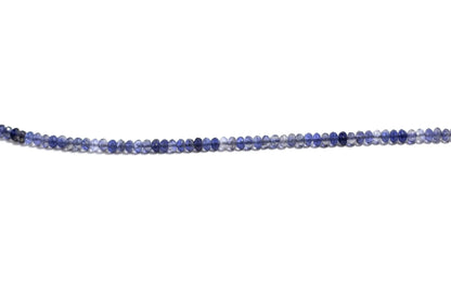 Iolite Rondelle Faceted