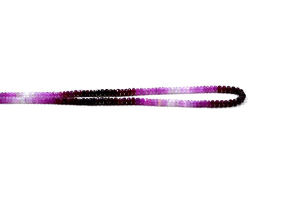Ruby Rondelle Faceted AA