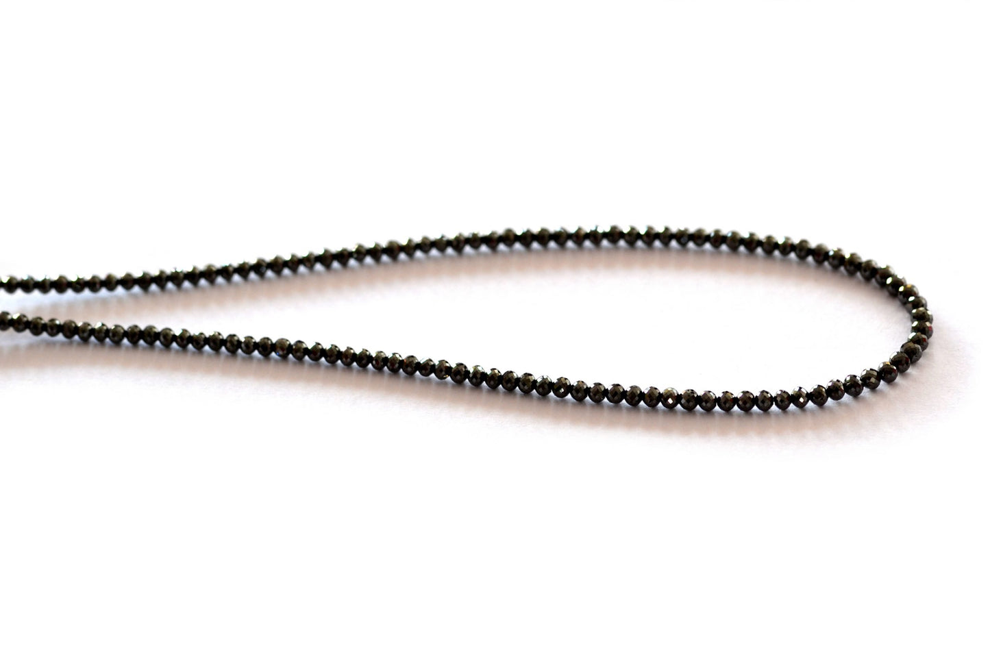 Grey Diamond Rondelle Faceted