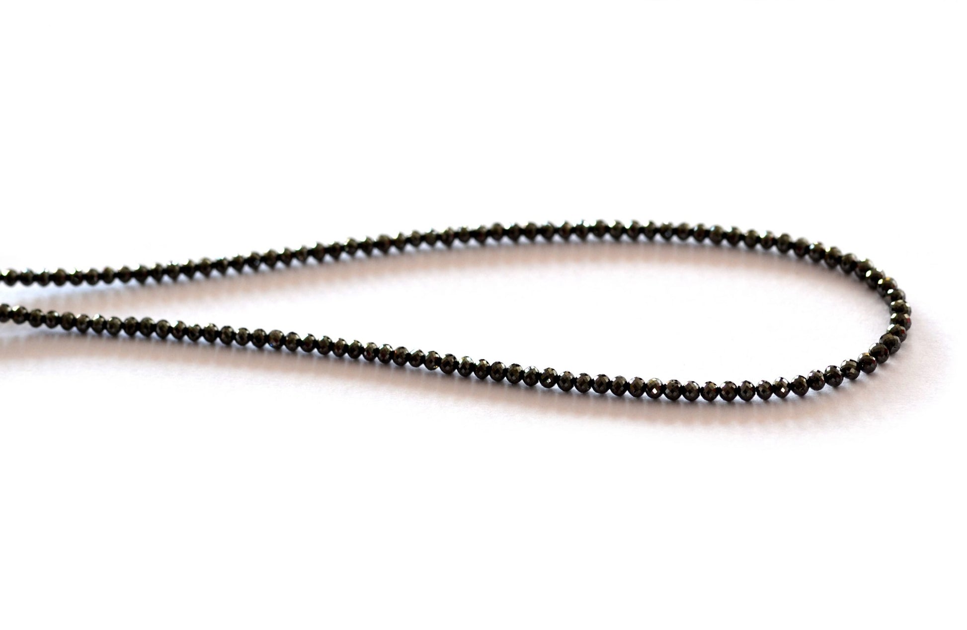 Grey Diamond Rondelle Faceted