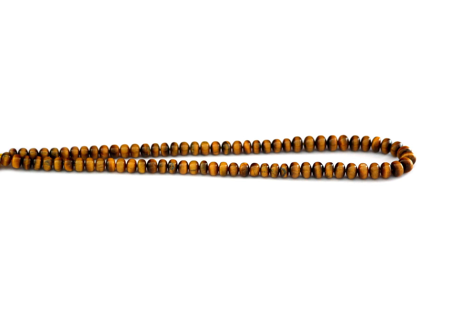 Tiger's Eye Rondelle Beads