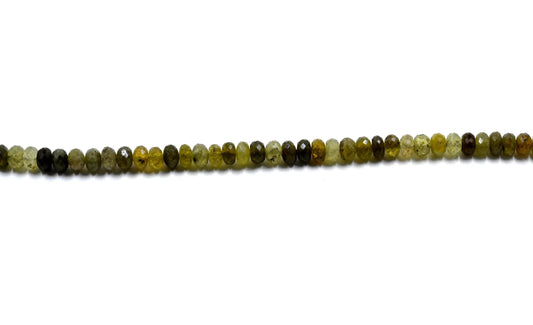 Grossular Garnet Rondelle Faceted