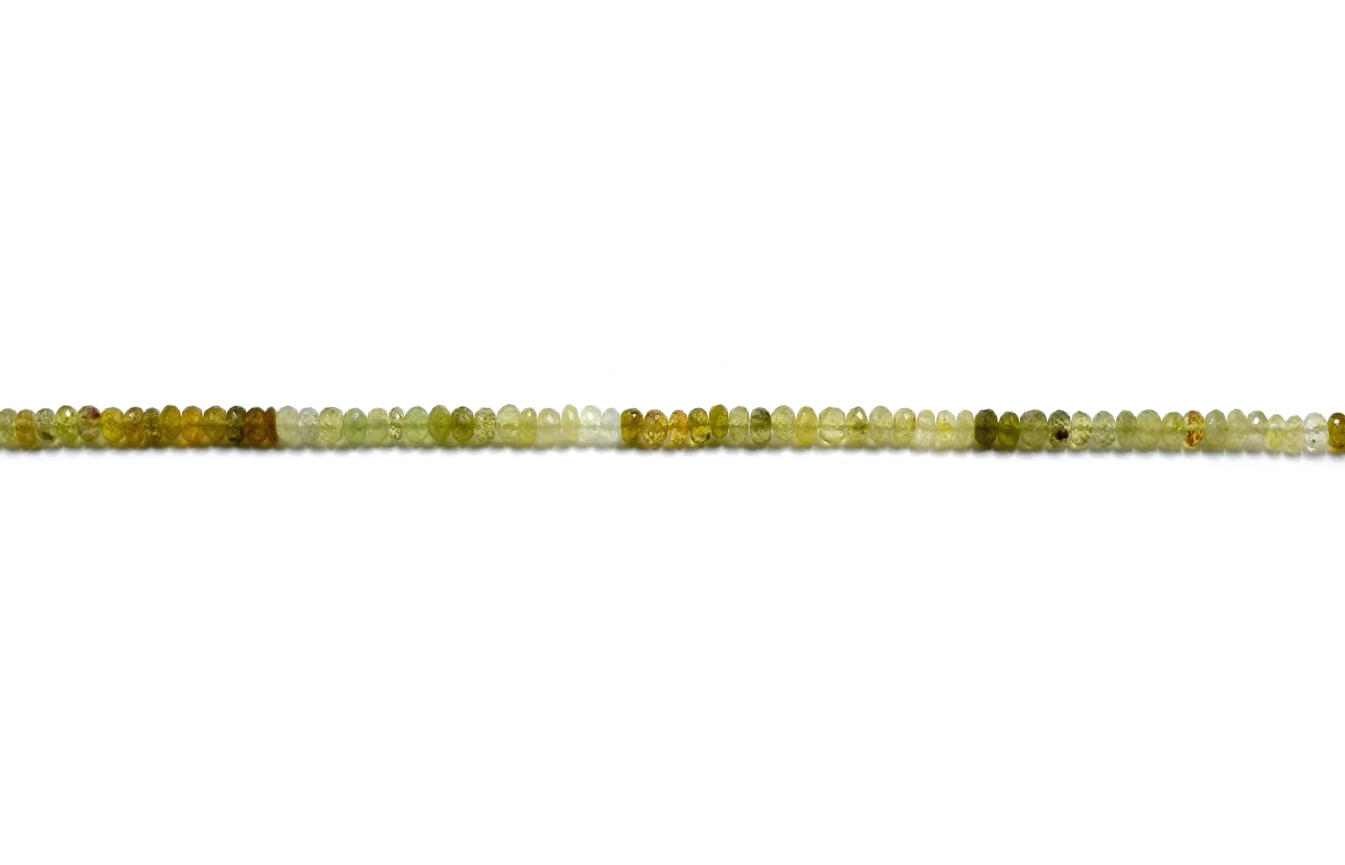Grossular Garnet Rondelle Faceted