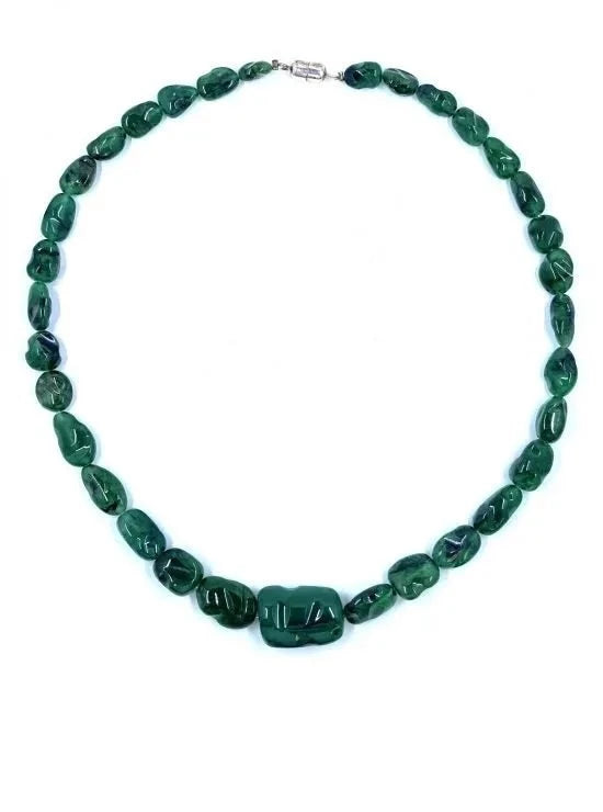 Emerald Antique Beads